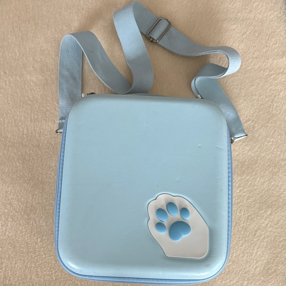 Nintendo Switch Crossbody Carry Case with Paw Print by Geekshare